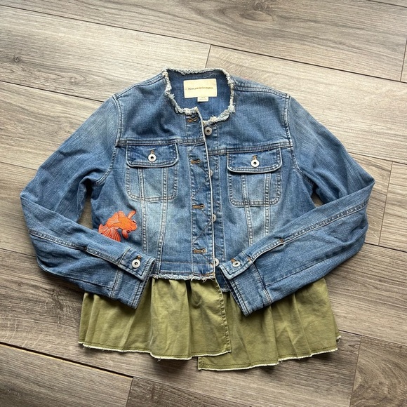 Pilcro‎ & Letterpress Anthropologie Denim Jacket - Picture 4 of 8